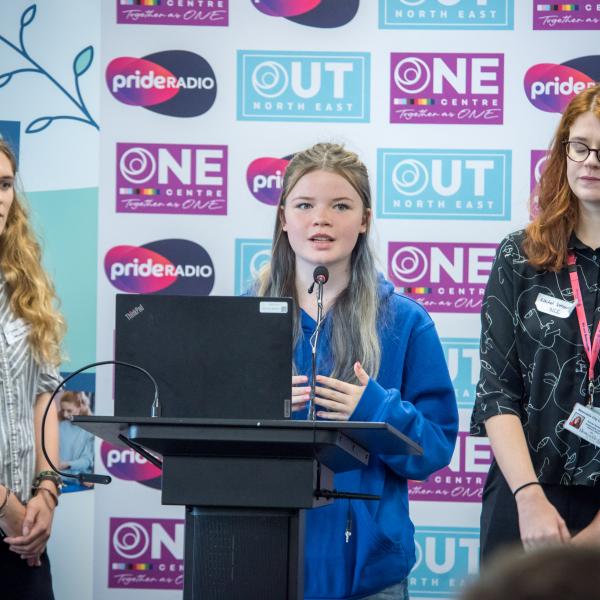 Youth Council Member speaking